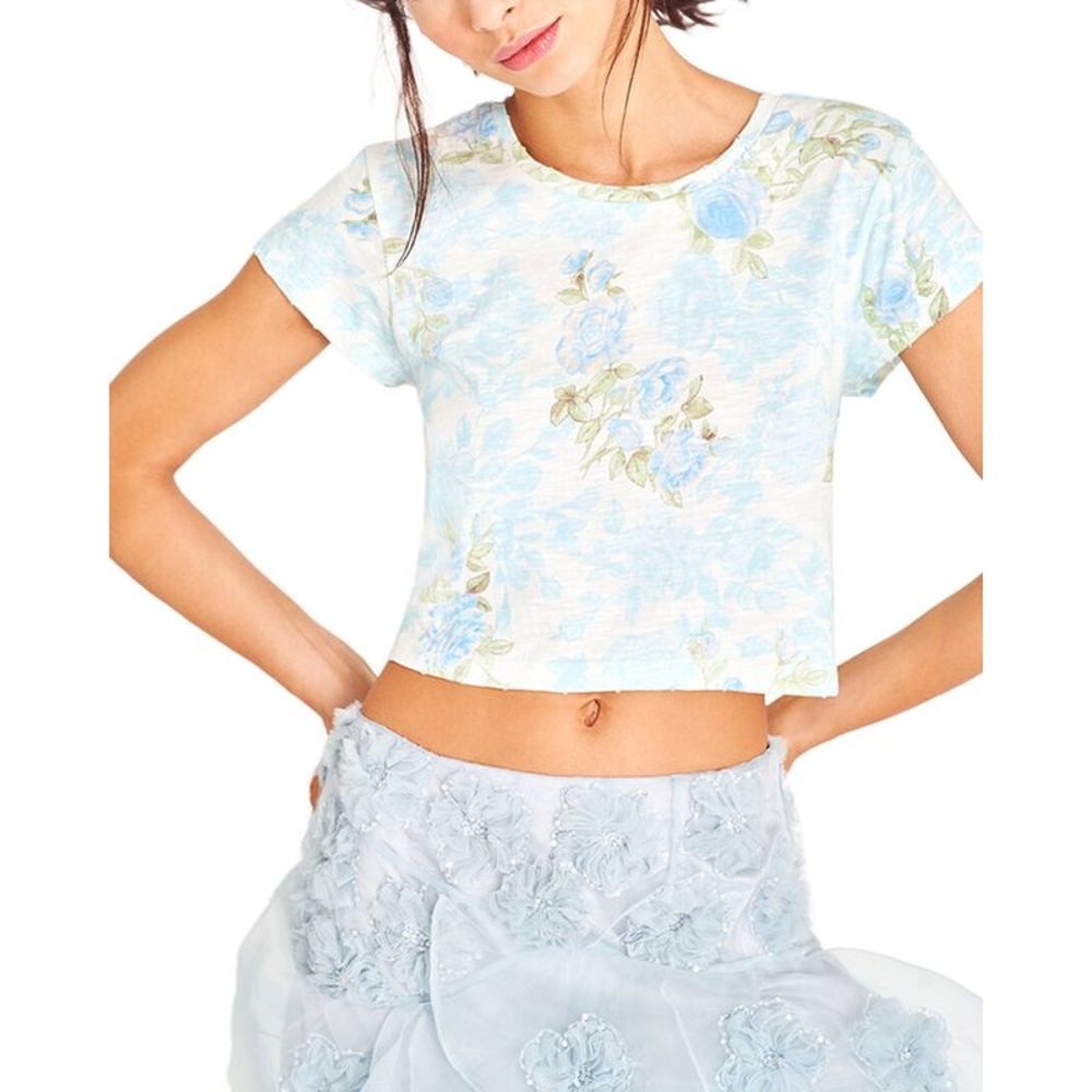 LoveShackFancy Rubin Cropped T-Shirt
